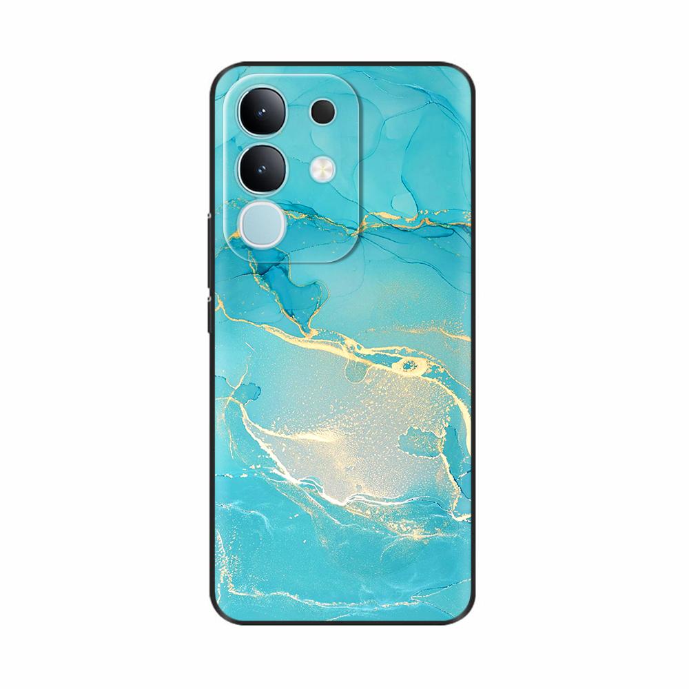 For Vivo Y29 4G Case Luxury Painted Back Cover Soft Silicone Phone Cases For Vivo Y29 4G Case Y 29 Shockproof Coque Bags Fundas