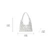 Simple Metal Stud Rivet Shoulder Bag Spicy Girl Sweet Cool Y2k Underarm Bag Punk Style Handbag Underarm Bag Lady