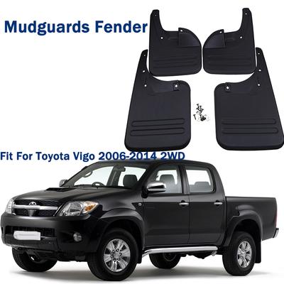 Mudguards Fender Kit Wheel Mud Flaps Splash Guards Fit For Toyota Hilux Vigo 2006 - 2014 2WD Replacement Car Accessories