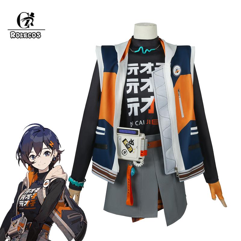 Game Zenless Zone Zero Belle Cosplay Costume Female Protagonist Belle Phaethon Agents Uniform Halloween Full Set