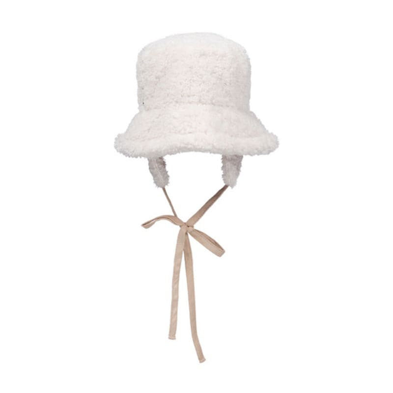 J.ESTINA J.LETTER Fur Earflap Hat IV (JEACEM4BF919IV320)