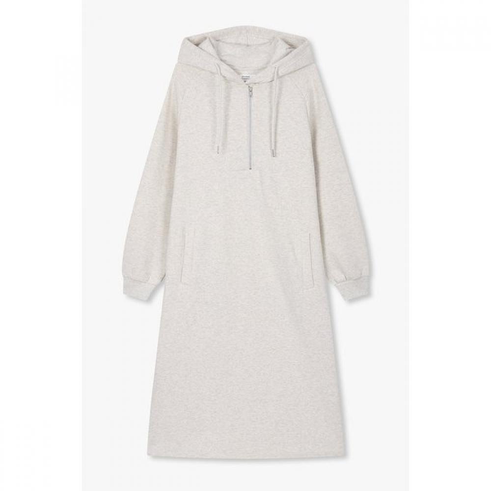 Studio Tomboy Fleece Hoodie Dress 9175441982 87 (dark gray)/OS