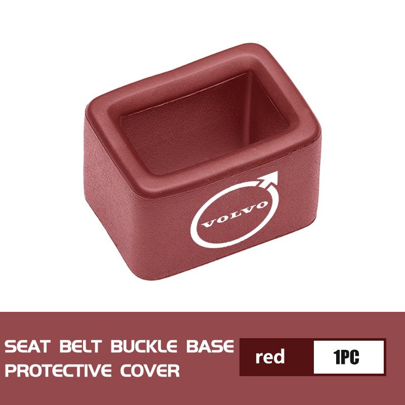 Awqtn1 Car Seat Belt Buckle Protection Anti-Scratch Cover Cushion Auto Accessories For Volvo XC60 XC90 S60 S80 V60 C70 S40 C30 V90 V60