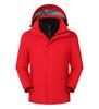 Personalized Windproof 3-in-1 Jacket: Solid Color, Custom Logo, Unisex Design, Thick Workwear