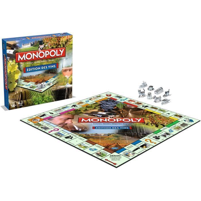 MONOPOLY Vinařské edice, Stolní hra, Francouzská verze