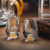 50 ml/15 ml złoty kubek do napojów spirytusowych luksusowy gruby kieliszek do wina elegancki diamentowy kubek Baijiu wykwintne kubki do brandy whisky