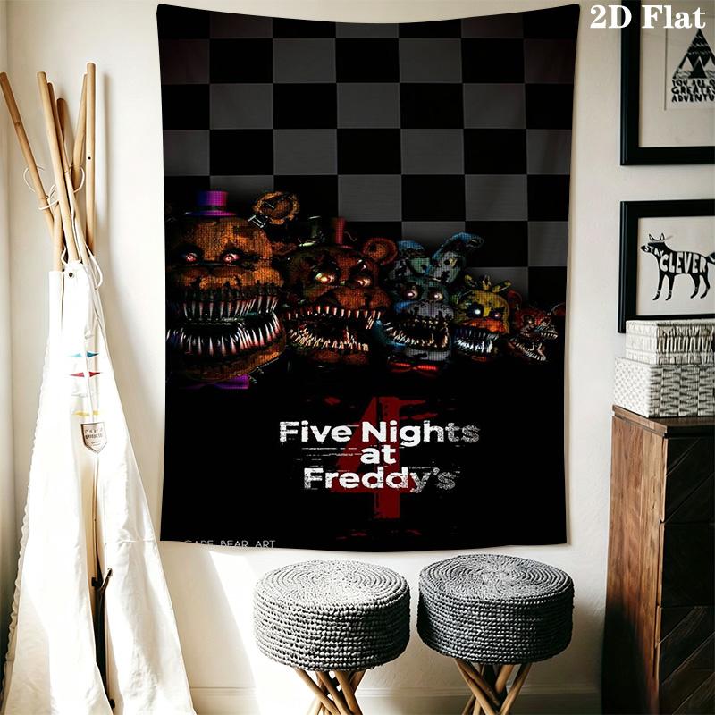 Five Nights Freddy'S Horror Anthology Tapestry Wallmounted Background Cloth Work Of Art Homestay Soft Decoration Tapestry Background Cloth