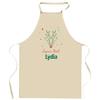 Tablier de cuisine - Lydia Cerf - Motif Joyeux Noël (cerf) - Coton résistant - Impression France