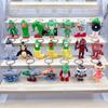 20PCS Italian Brainrot Keyring for Kids Adult Tung Tung Tung Sahur Anime Keychain Tralalero Tralala Funny Meme Key Pendant Gifts