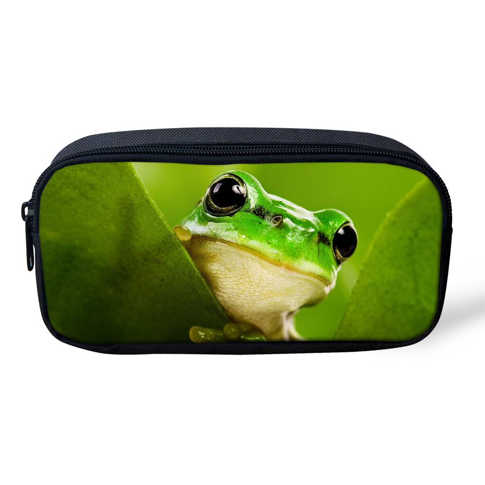 Harajuku Novelty Youthful Frog Student School Bags Notebook Backpacks 3D Printed Oxford Waterproof Boys/Girls Travel Bags