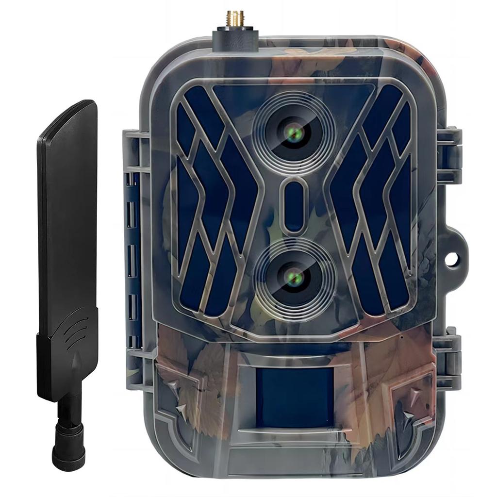 SUNTEKCAM HC-950Pro-Li 4G Dvigubo objektyvo takoskaitiklis, Tikras 4K, Nuotolinis APP debesų saugojimas, IP65 atsparus vandeniui