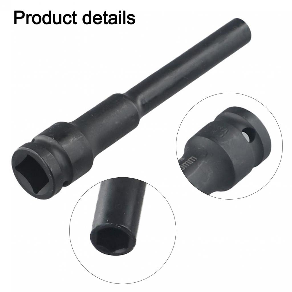 Heavy Duty 1/2 inch Drive Socket Set Extended Reach and Thin wall Design