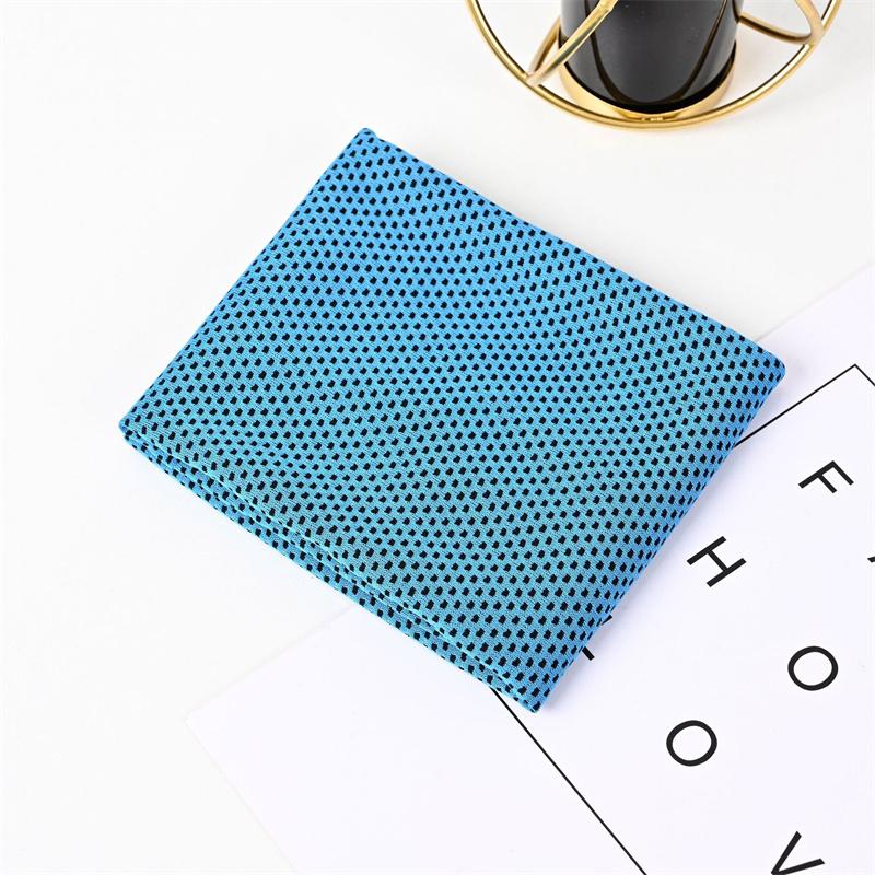 Cool Towel  Portable Mini Silica Gel Set Cold Towel Polyester Fiber Outdoor Cooling Towel Fitness sports gym Running quick Dry