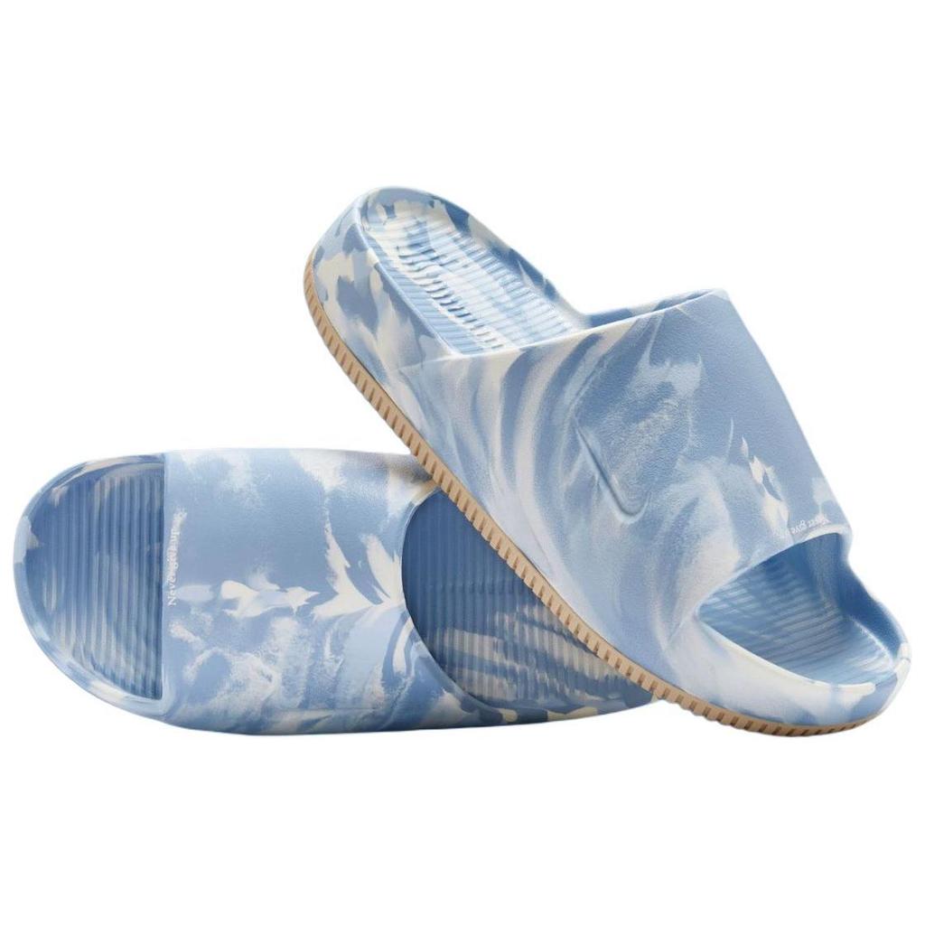 Nike Calm Slide Never Give Up Soft Comfortable Casual Slide Unisex Footwear Blue HQ4917-441