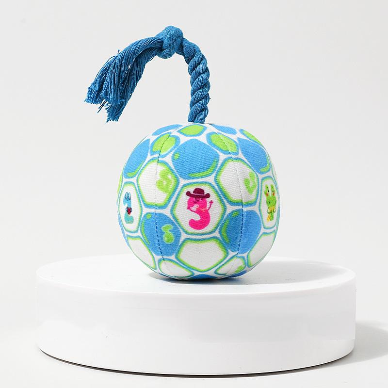 

Игрушки для собак, Компаньон для щенков и кошек для снятия скуки и игры, Звенящие мячи для издавания звуков, Плюшевые товары для питомцев синий