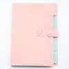 1PC Jelly Color 5-index Expending File Folder Office Supplies Student Stationary A4 Size Letter Size Smile Printing