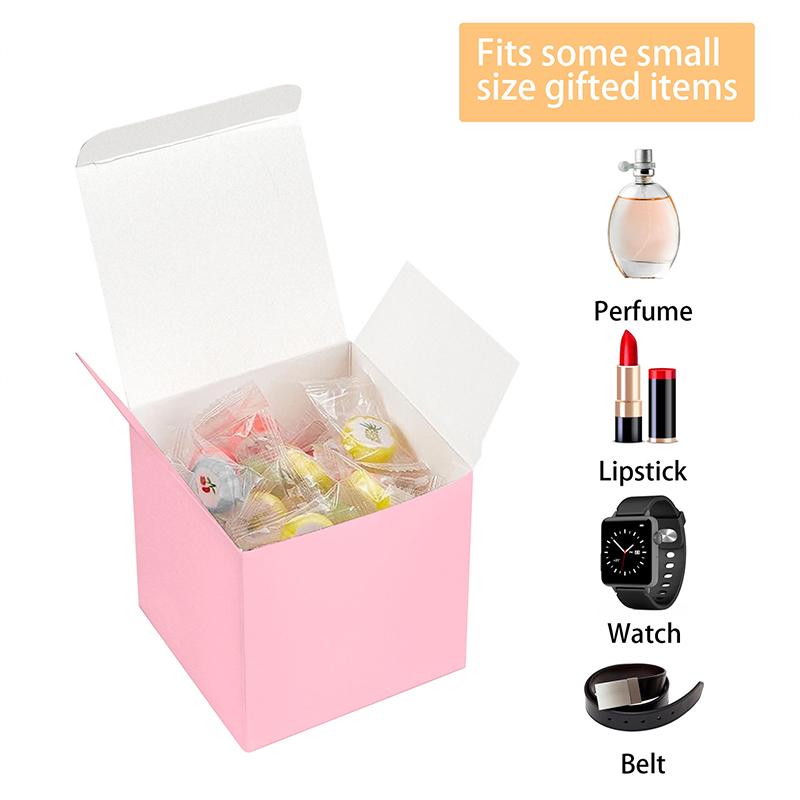 WTEMPO Foldable DIY Paper Gift Boxes  Valentine's Day Wedding Party Decor Treat Boxes Universal Storage Boxes