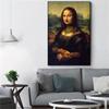 Olejomalba Legrační umělecký plakát Tetovaná Mona Lisa Obrazy na plátně Bad Girl Nástěnné obrazy Da Vinci Slavné obrazy Home Decor