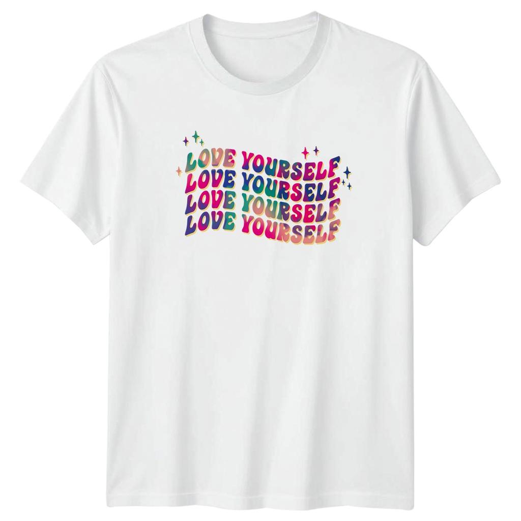 Love Yourself T-Shirt Positive Affirmation Motivational Birthday Gift