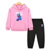 kids boutique clothes kpop demon hunters print hoodie Fleece Sweatshirt Jacket boys girls Hooded Spors Sets Autumn 2pcs pullover+Pants