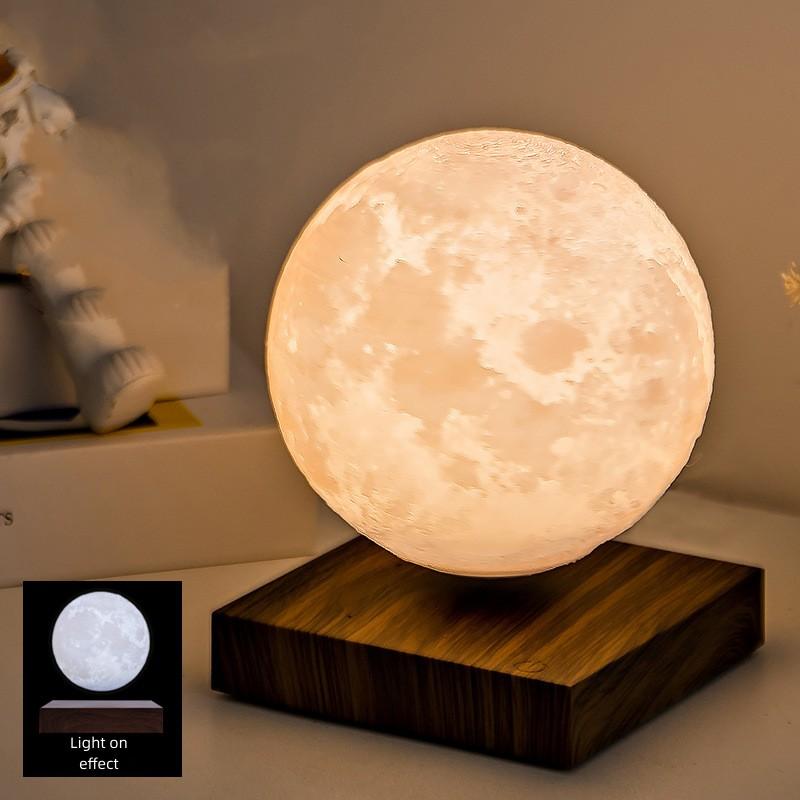 Magnetic Levitating 3D Printed Moon Lamp Globe Creative Office Bedroom Home Decoration Unique Gifts