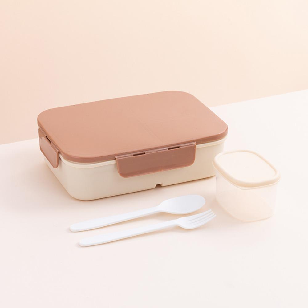 Leak-Proof Bento Lunch Box Plastic Lunchable Snack Containers  School Kids Office Worker