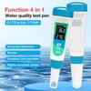 4 In 1 Salinity Meter with  Conductivity Temperature Tester Water Quality Test Pen for Fish Tanks & Swimming Pools