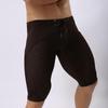 Summer Style Shorts Breathable Mesh Men Tight Beach Shorts Men Sport Knee Length Board Shorts Beach Wear