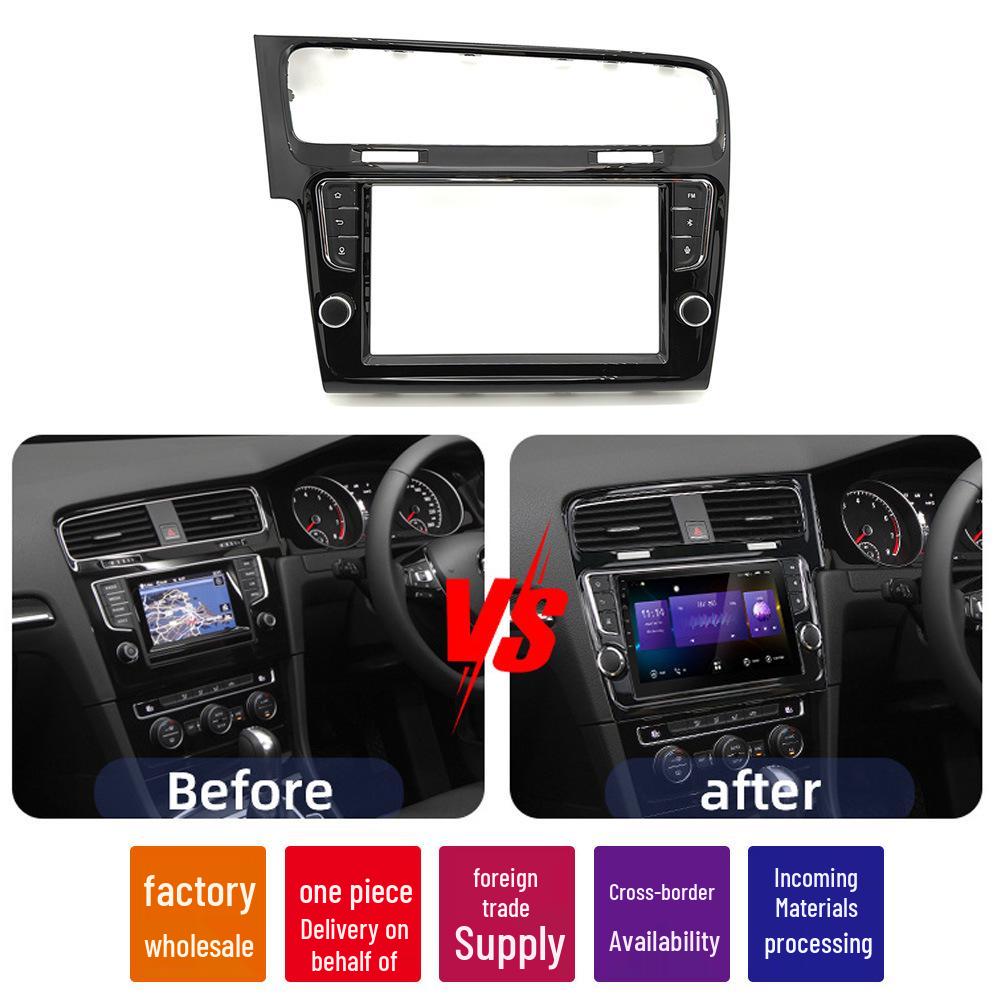 Universal Car Navigation Modification Panel for 2014-2018 Left-hand Drive Volkswagen Golf