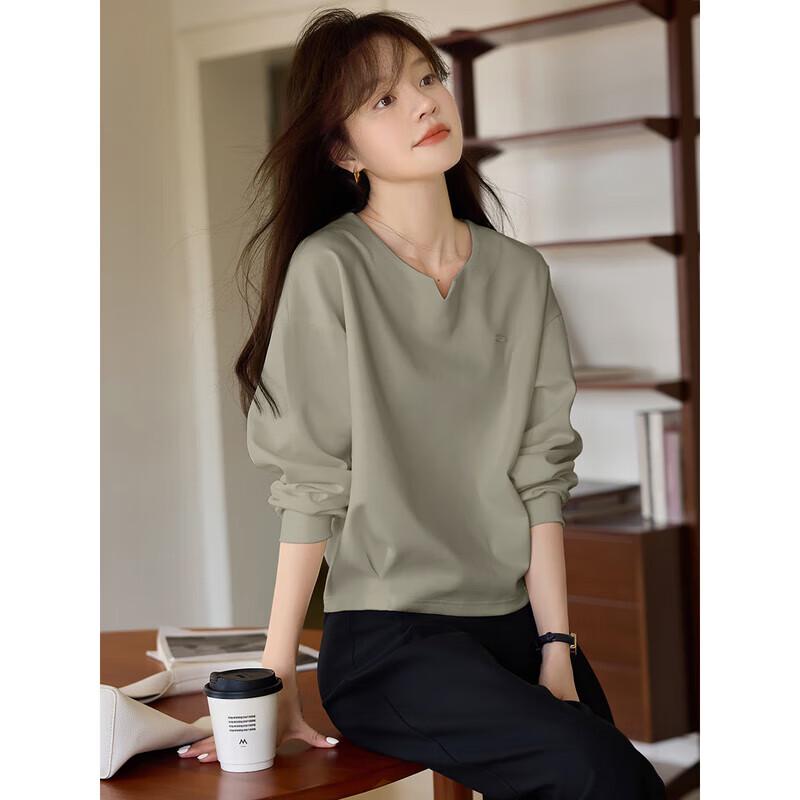 Mohan Yimei Casual Round Neck Loose Sweatshirt