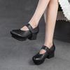 Scarpe Moda Donna Stile Letterario Nuovo Primavera Estate Strofinamano Colore Clip Magica Fondo Pentola Scarpe