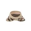Daks Brown Check Knit Packable Sun Cap Dd Metal Decoration Dche6e257w2