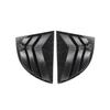 Fit For Honda Civic Senda 8th 2006-  2009 2010 Front Rear Side Window Blinds Trim Cover Louver Stickers Frame ABS Carbon Fiber