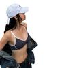 Underwear thin women's large breasts show small hollow underwear upper support comfortable collection of breasts anti-sagging gathering sexy bra cover