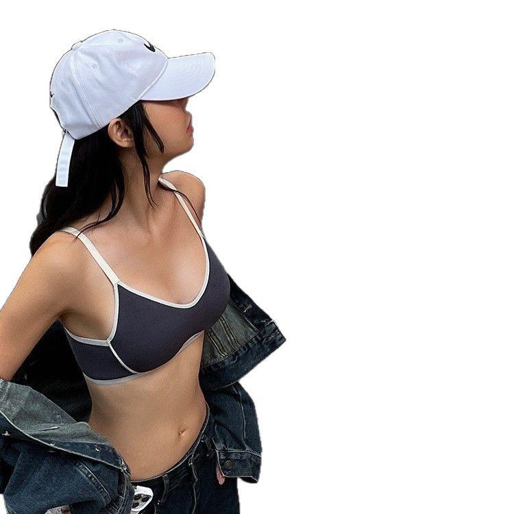 Underwear thin women's large breasts show small hollow underwear upper support comfortable collection of breasts anti-sagging gathering sexy bra cover