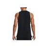 Under Armour Solid Color Crew Neck Sleeveless Vest Men Tops Black 1378990-001