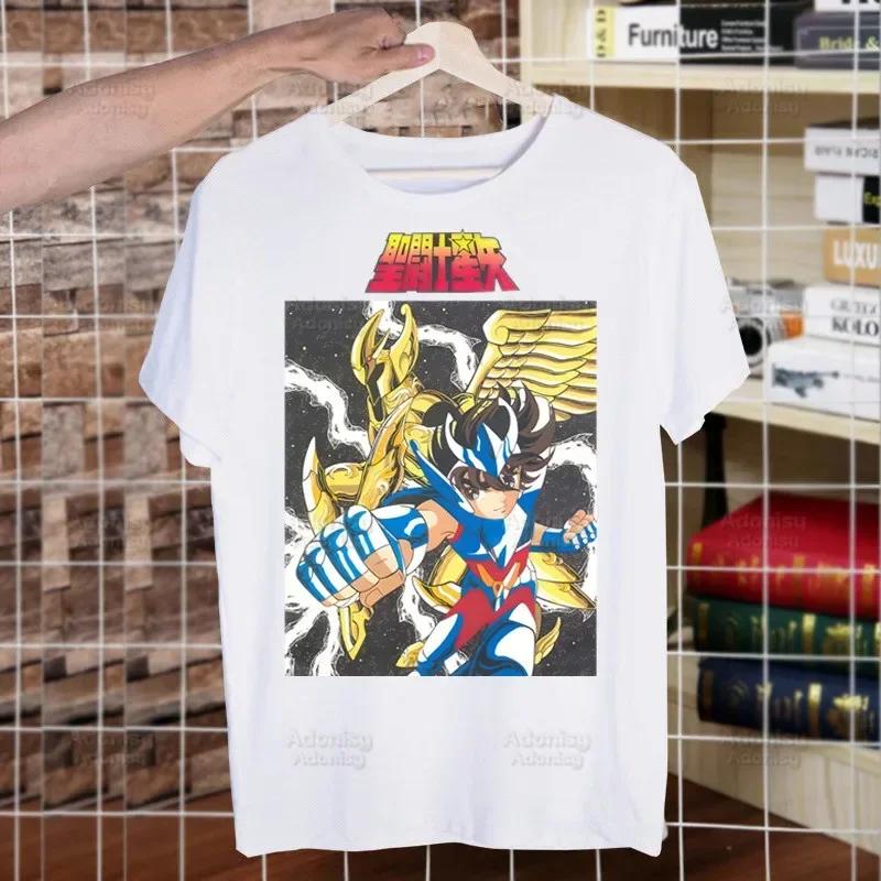 Saint Seiya Anime Manga Phoenix T-shirts Summer Men/Women Hip Hop Funny Print Tshirt Streetwear T Shirts Short Sleeve Tops