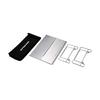CAPTAIN STAG Outdoor Table Bonfire Table Stainless Steel Solo Table Width 295 x Depth 215 x Height 95mm Compact Foldable Storage Case Included UC-556