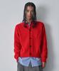 Pelote One-Pocket Cardigan (Red)