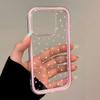 Colorful Star Pattern 2 in 1 Candy Color Clear Phone Case For iPhone 11 12 13 14 15 16 17 Pro Max Plus Air Silicone Soft Cover