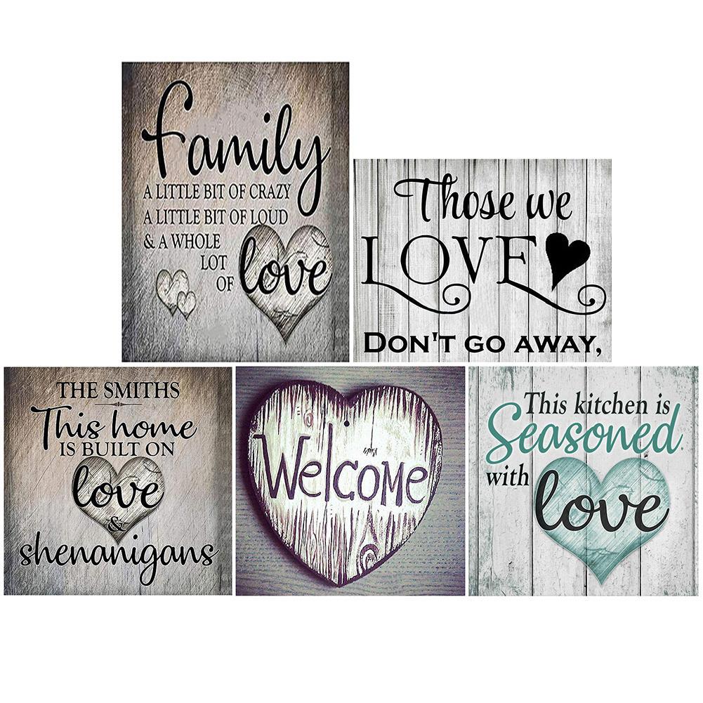5D DIY Full Drill Diamond Painting Letter Embroidery Mosaic Craft Home Decor Kit 5D DIY Full Drill Diamond Painting Letter Embroidery Mosaic Craft Home Decor Kit