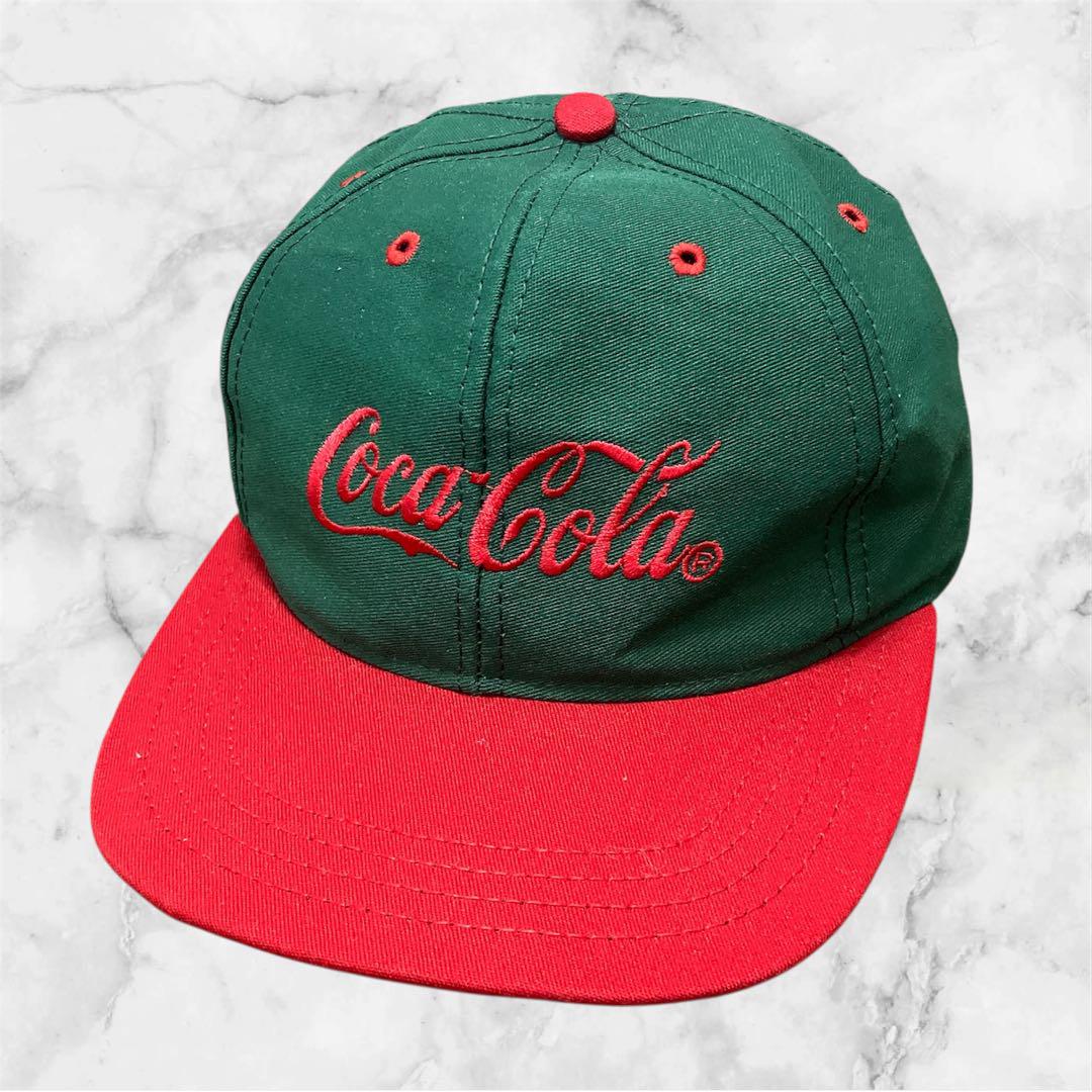 

[USED] Coca-Cola Vintage Baseball Cap Green and Red