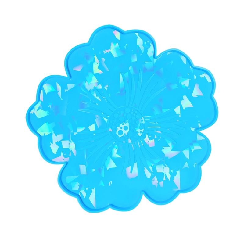 Harz-Untersetzer-Silikonformen, langlebige Silikon-Untersetzer-Formen für Harzguss, Tassenmatte, Epoxidharz-Form, Kunsthandwerk, Dekoration