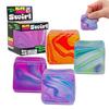 14 Stück Flow-Muster Quadratische Squishies Needoh Modell Weiches Quetschspielzeug Schöner Würfel Sensorischer Stressabbauer Fidget-Werkzeug Gegen Angst