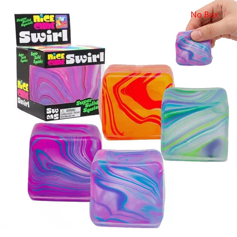 ^Needoh Snowflake Ice Cube Malt Sugar Squishy Blind Box Stress Relief Slow Rebound Anti-Anxiety Squeeze Toy Puzzle Hands-On Toys