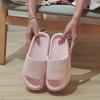 Women'S Summer Casual Home Slippers Soft Sole Solid Color Slippers Comfortable Open-Toe Bathroom Shoes