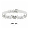 PU Leather Women Choker Adjustable Sparkling Heart Design