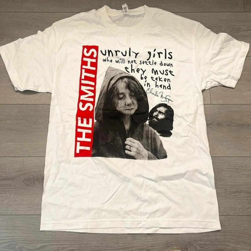 The Smiths Rock Band Retro Short Sleeve White Classic Style Shirt S5XL Unisex T-Shirt XXXL