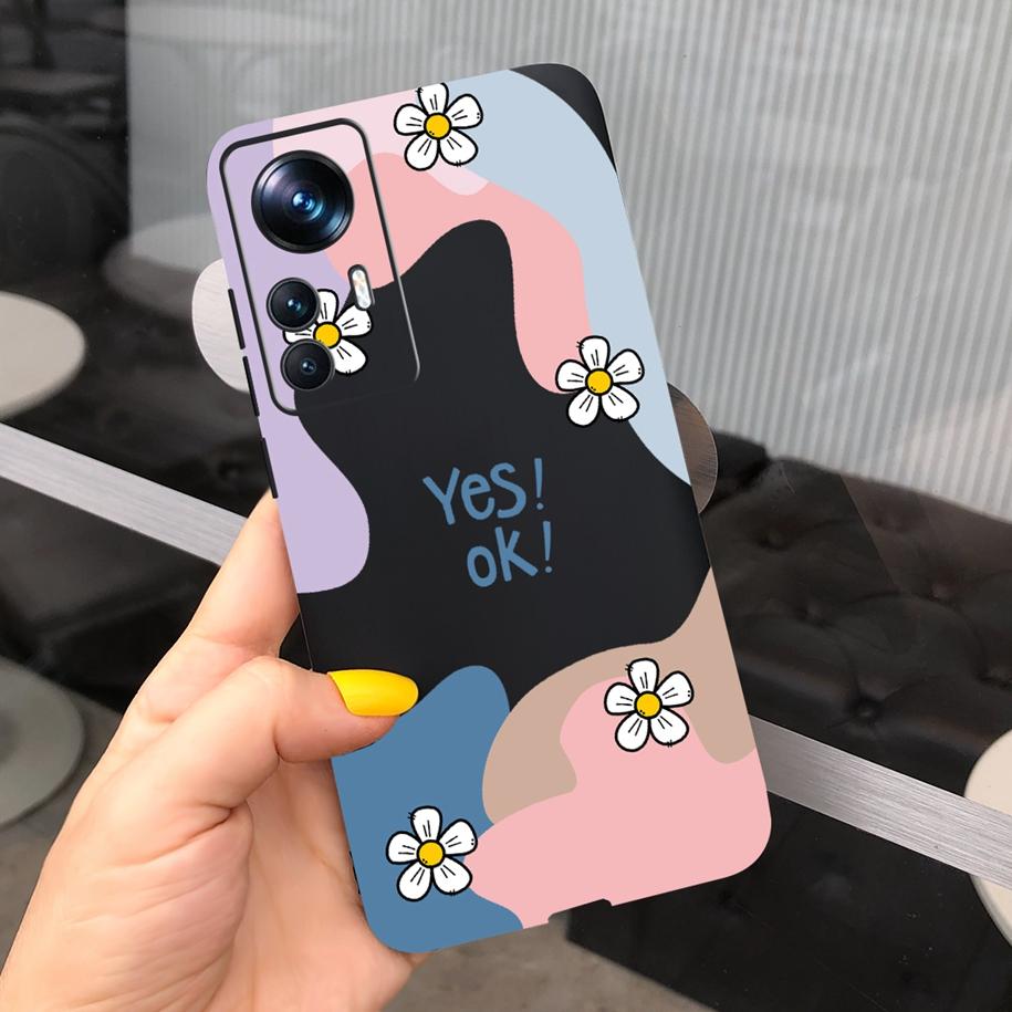 For Xiaomi 12T Pro Case Mi 12T 2022 New Fashion Art Painted Cover Soft Fundas Phone Case For Xiaomi Mi 12T Mi12T Pro Cover Coque
