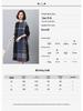 2024 Autumn Women's Plaid Mid-Length Loose Casual Dress